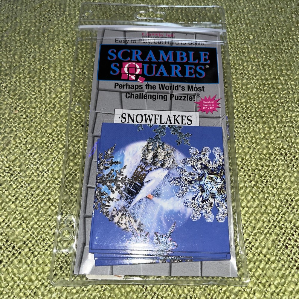 Scramble Squares Snowflakes Puzzle