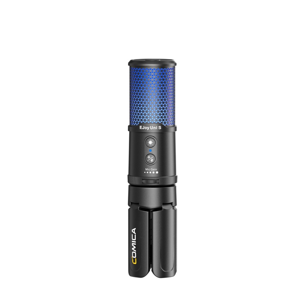 Comica Ejoy Uni S USB Microphone with Retractable Stand- 48kHz/24bit Recording