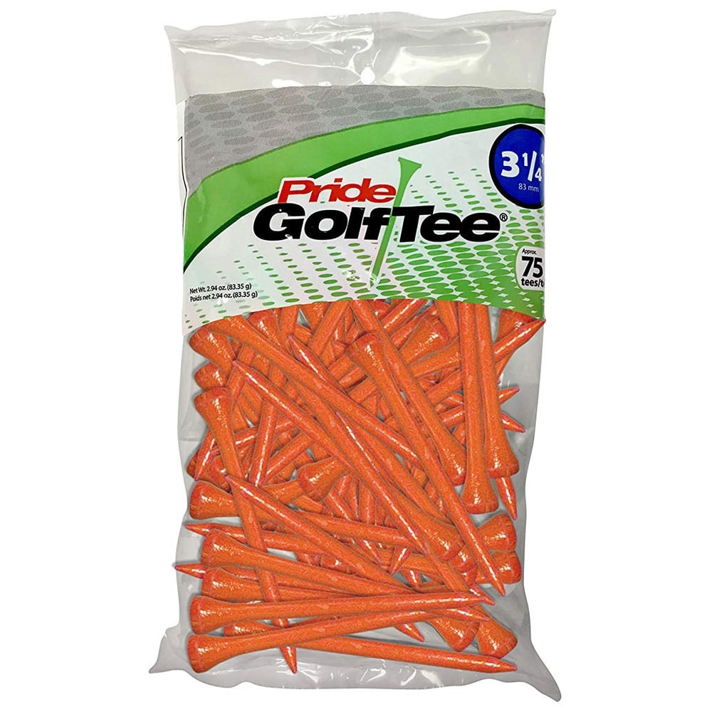 Pride Golf Designer Citrus Orange Golf Tees New