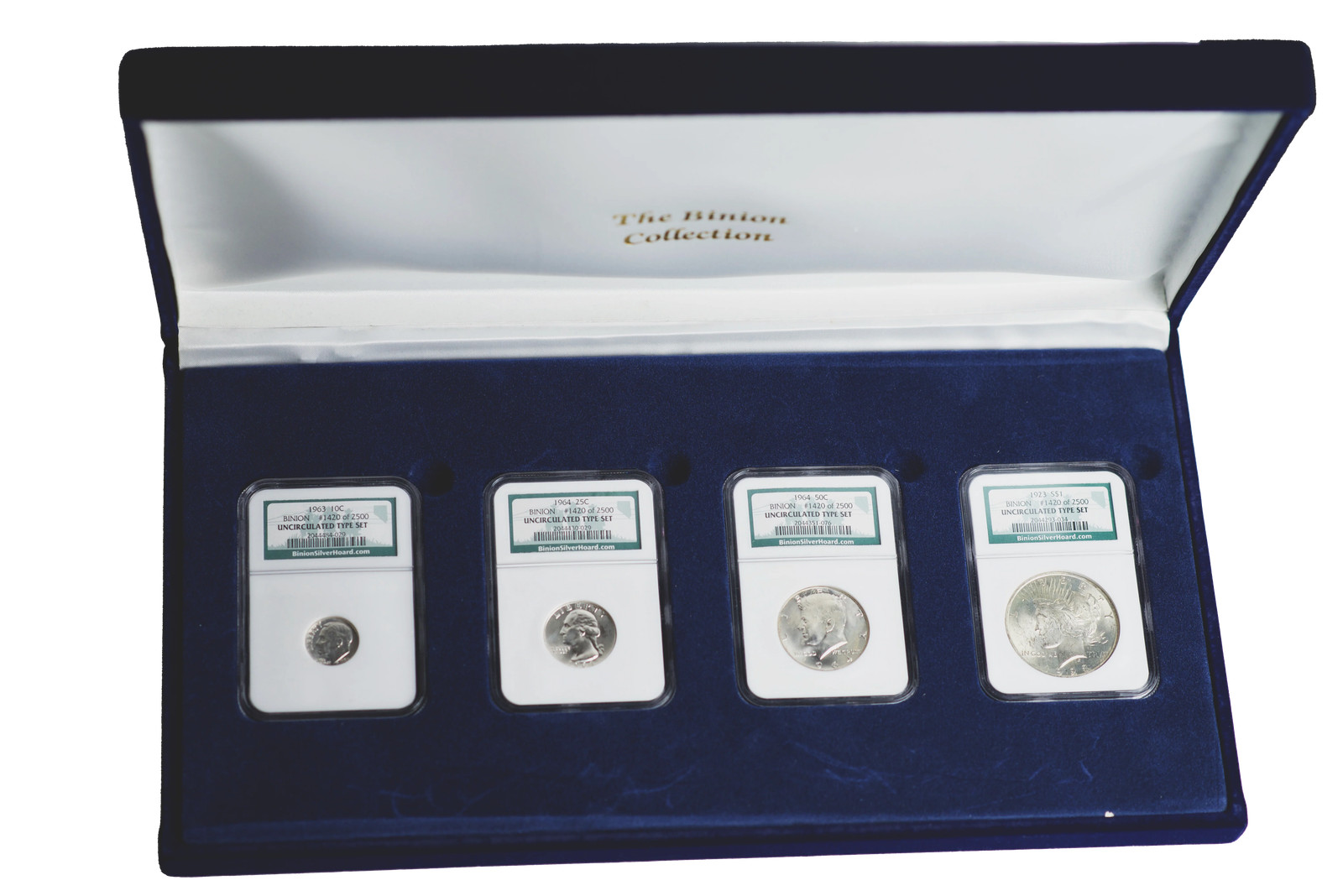 4 Coin NGC Graded Binion Set