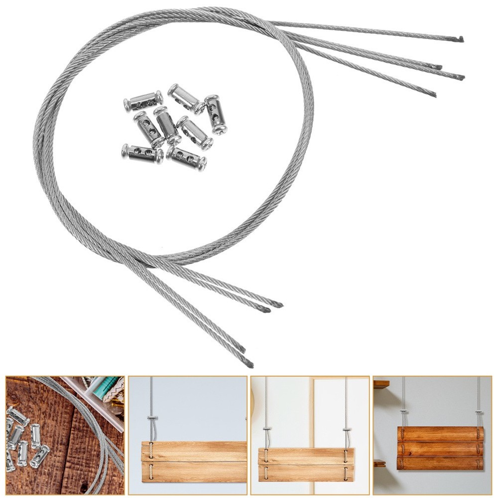 String Light Installation Kit Heavy Duty Wire General Purpose Hanging