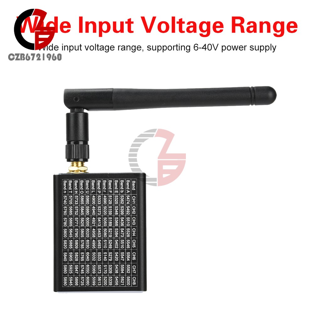 DC6-40V RC5896S Receiver 5.8GHz Video Receiver Compatible 5.8G Image Transmitter