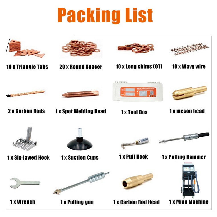 Intelligent Dent Pulling Machine Auto Body Dent Puller Welder Repair Machine110V