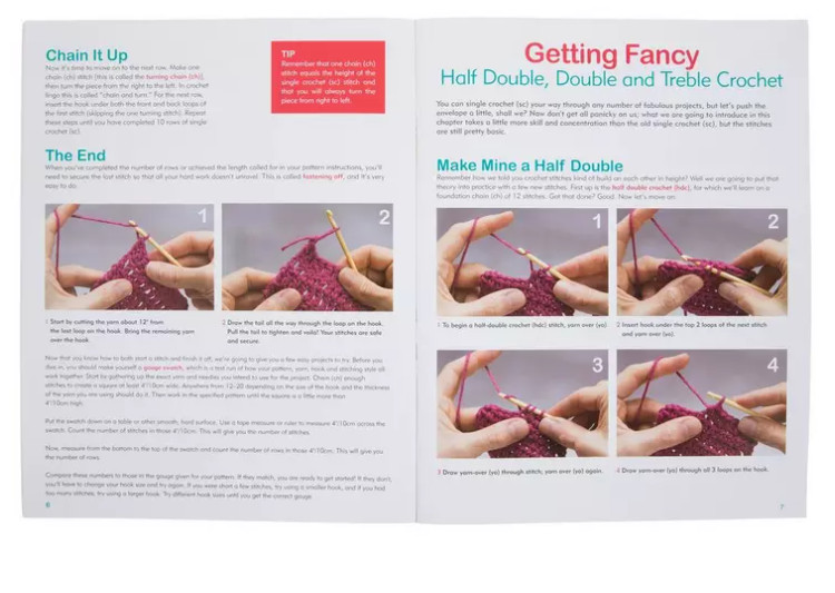 Go Crafty Crochet 101 Book New