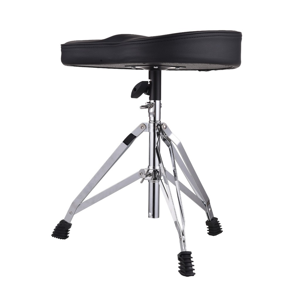 Drum Throne Seat Universal Padded Drum Height Rotatable Adjustable Padded IJKV