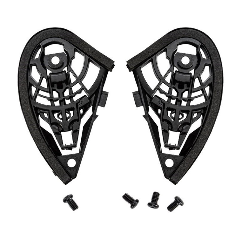 Helmets Visors Base Plate with Screw Face Shield Visors Base Helmets Accessory
