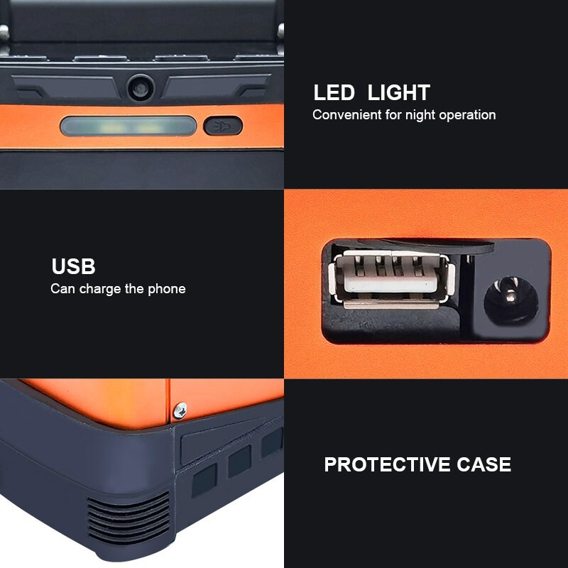 AI-6A Optical Fiber Fusion Splicer Core/Cladding/Manual Alignment Color Screen