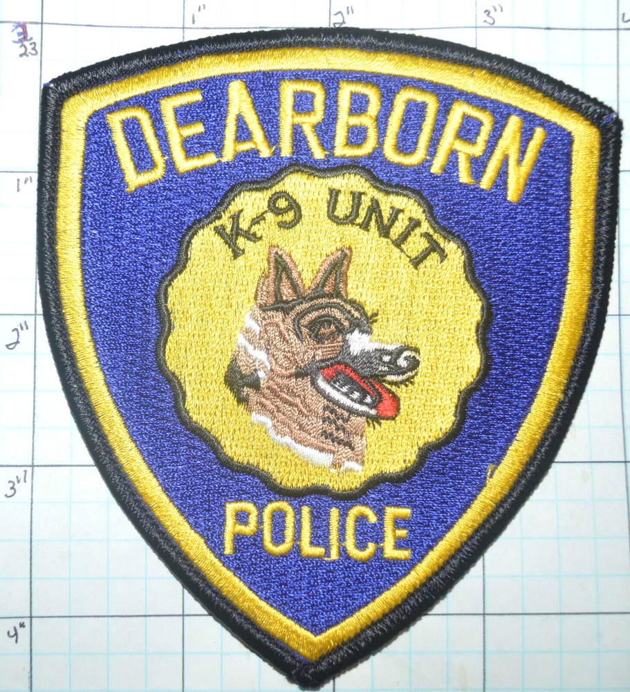 MICHIGAN, DEARBORN POLICE DEPT K-9 UNIT PATCH