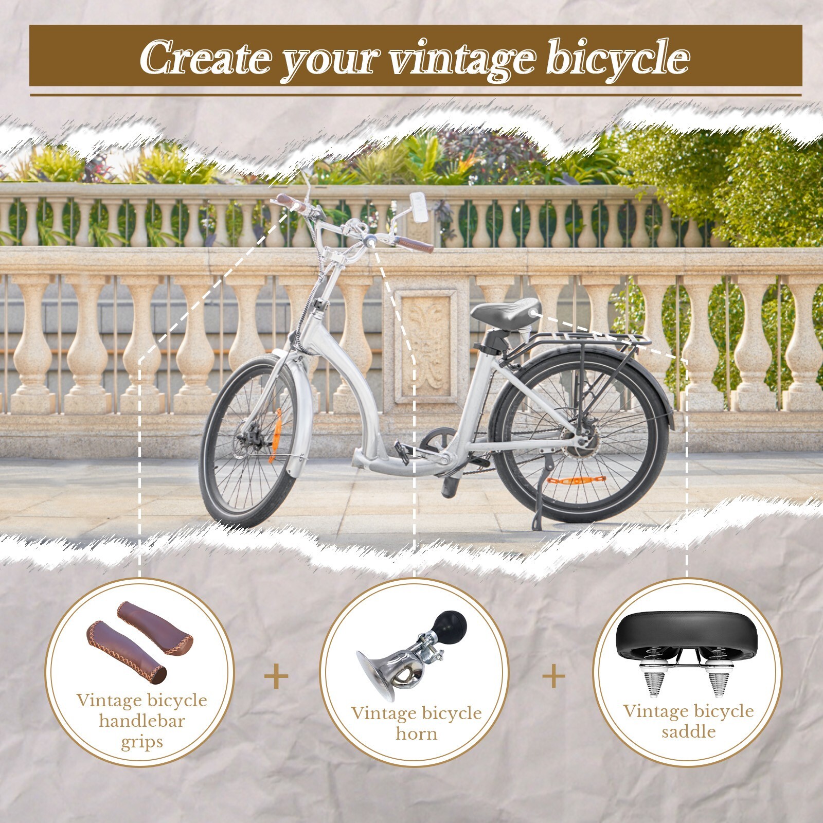 Wide Bike Seat for Men Women Comfort - Oversized Waterproof Bicycle Seat Cushion