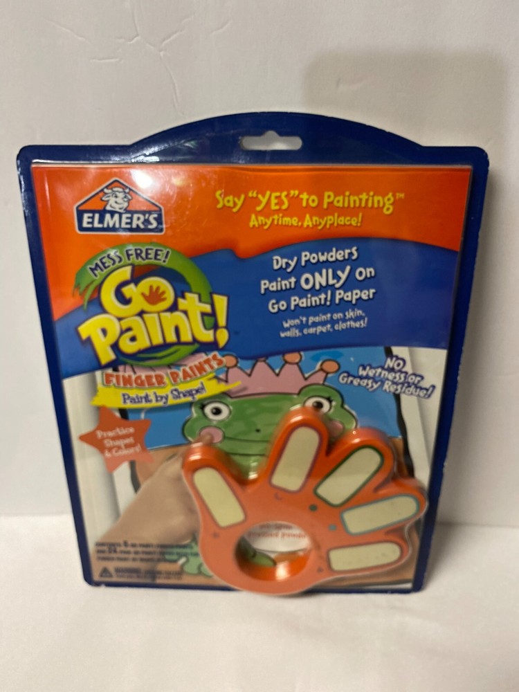 New Sealed Elmer's Mess Free Go Paint Finger Paints  New