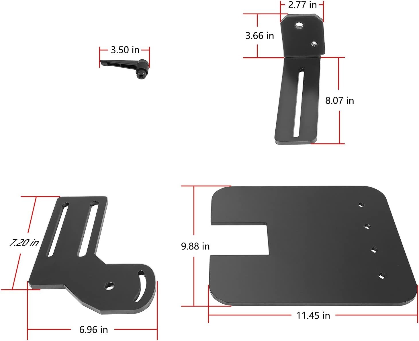 2x72" Knife Bevel Grinding Jig Tool Rest OBM Belt Grinder Tilt Table Flat Platen
