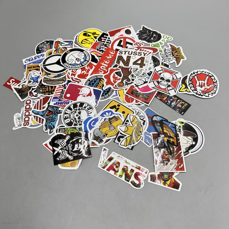 100 Random Skateboard Stickers Bomb Vinyl Laptop Luggage Decals Dope Sticker Lot