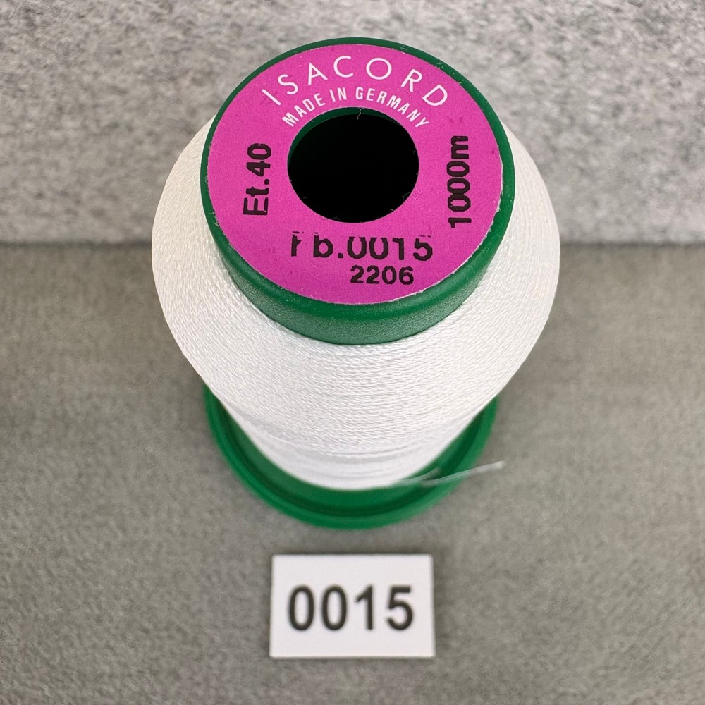 PICK YOUR COLOR! Isacord Polyester Machine Embroidery Thread 1000m 40wt Cone