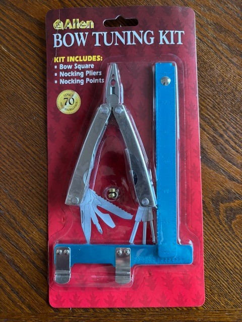 Allen® Compact Bow Tuning Kit, w/Bow Square, Nocking Pliers & Nocking Points
