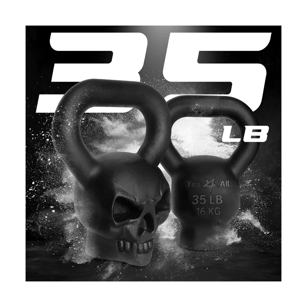 Yes4All Kettlebell Special Shape, Upgraded &Multifunctional for Adv... Fast Ship