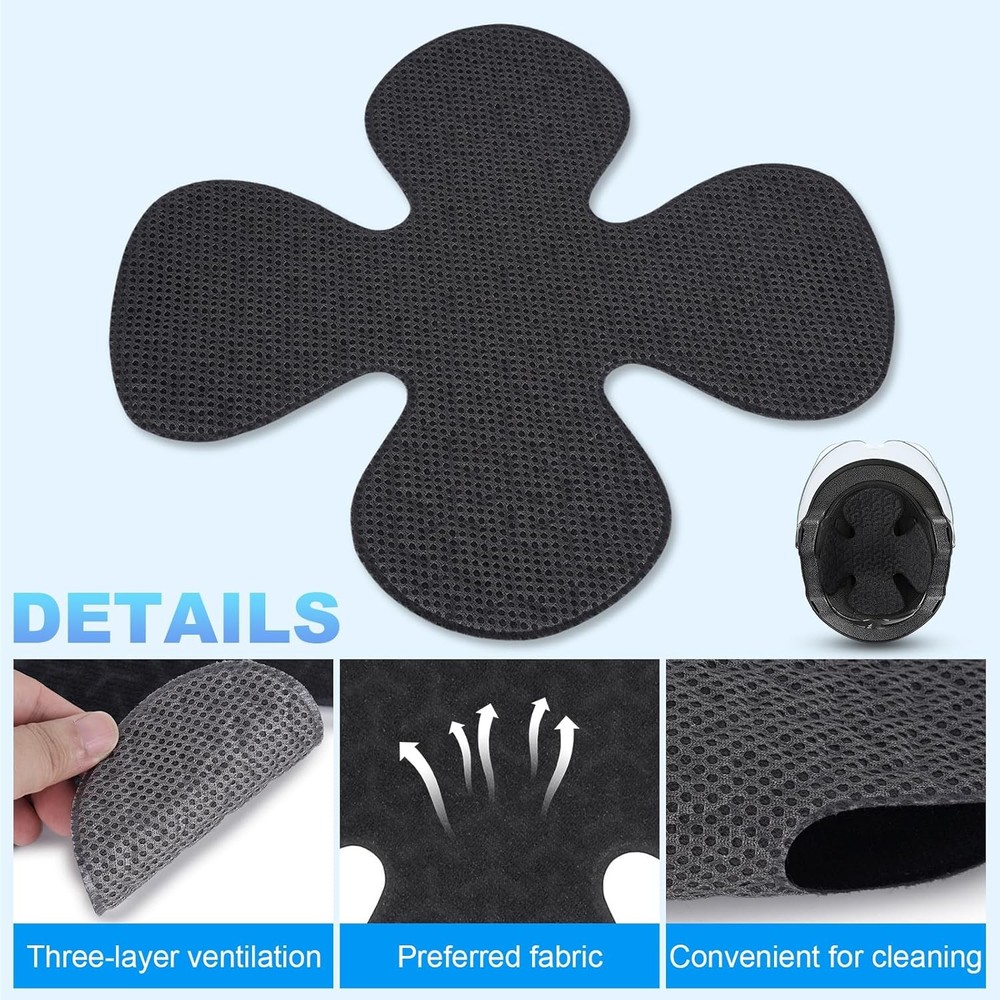 Motorcycle Helmet Liner, Motorcycle Helmet Padding, Helmet Padding Inserts with