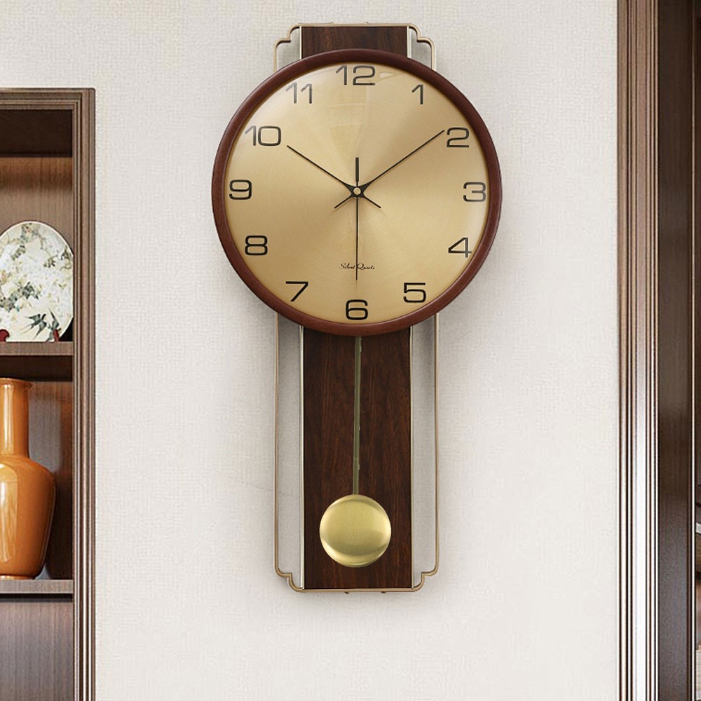 Distinctive gold pendulum accessories to elevate your wall clock design