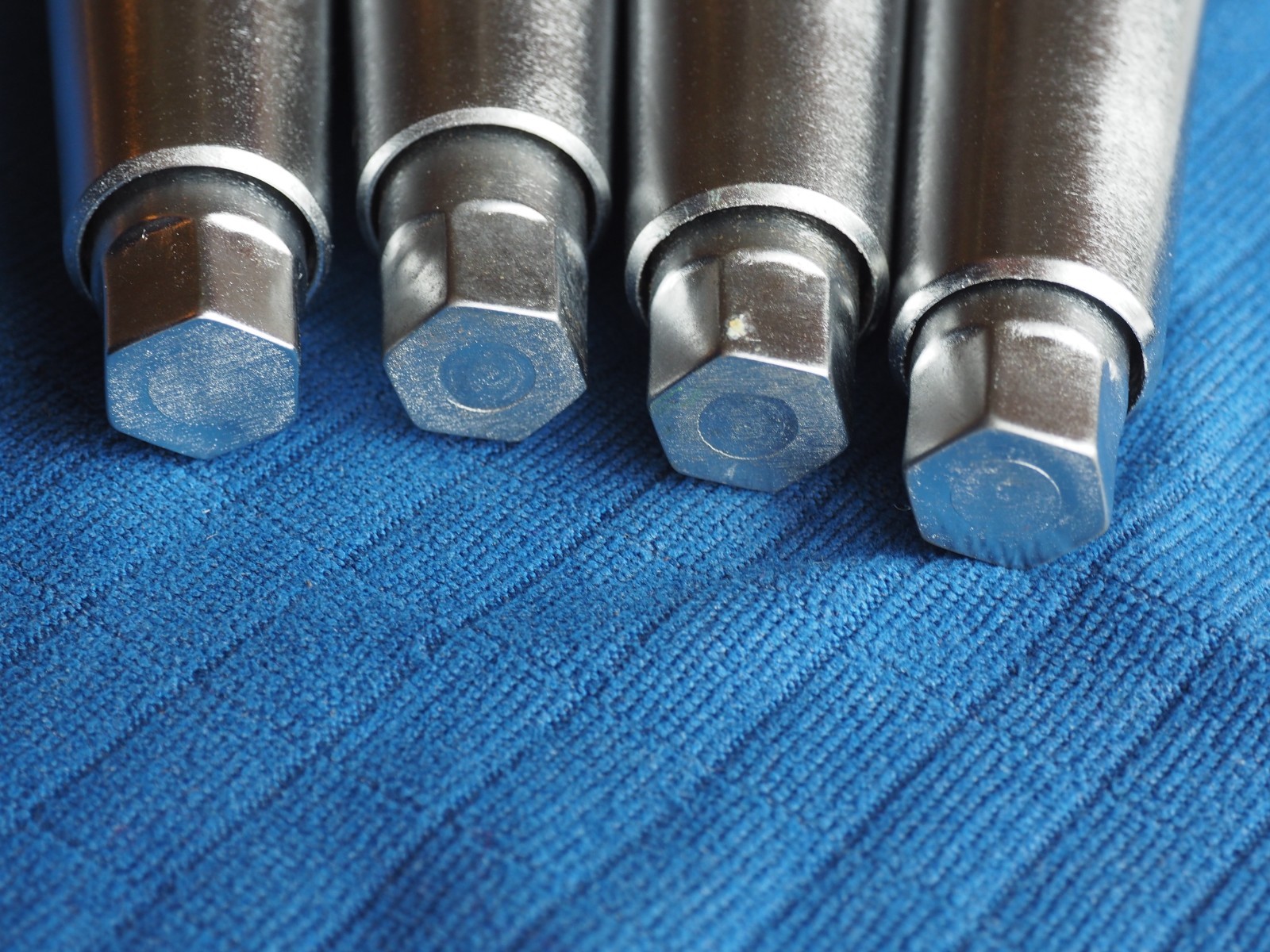 Set Four KASON 4" Tapered Steel Adjustable Legs Industrial Commercial 4-15/16"