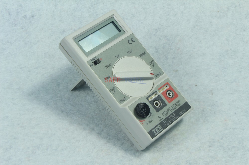 one New TES-1500 Capacitance Tester Meter TES1500