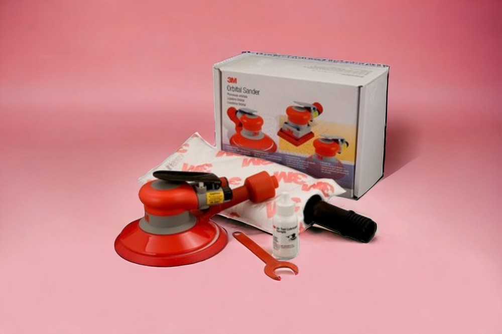 🔥 3M 20327 Orbital 6" Sander Pneumatic Random with Self-Generated Vacuum 🔥