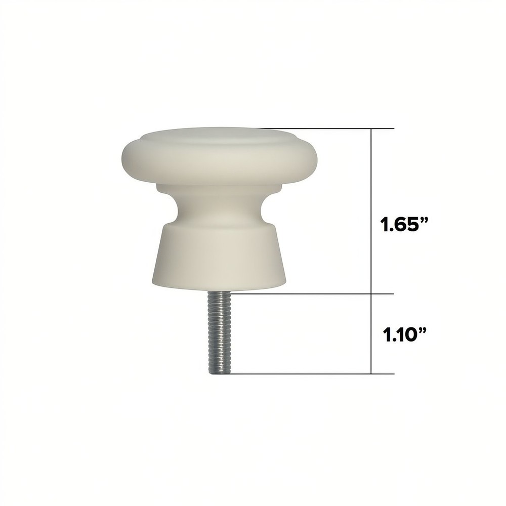 Large Plastic Bumper Pool Post - White