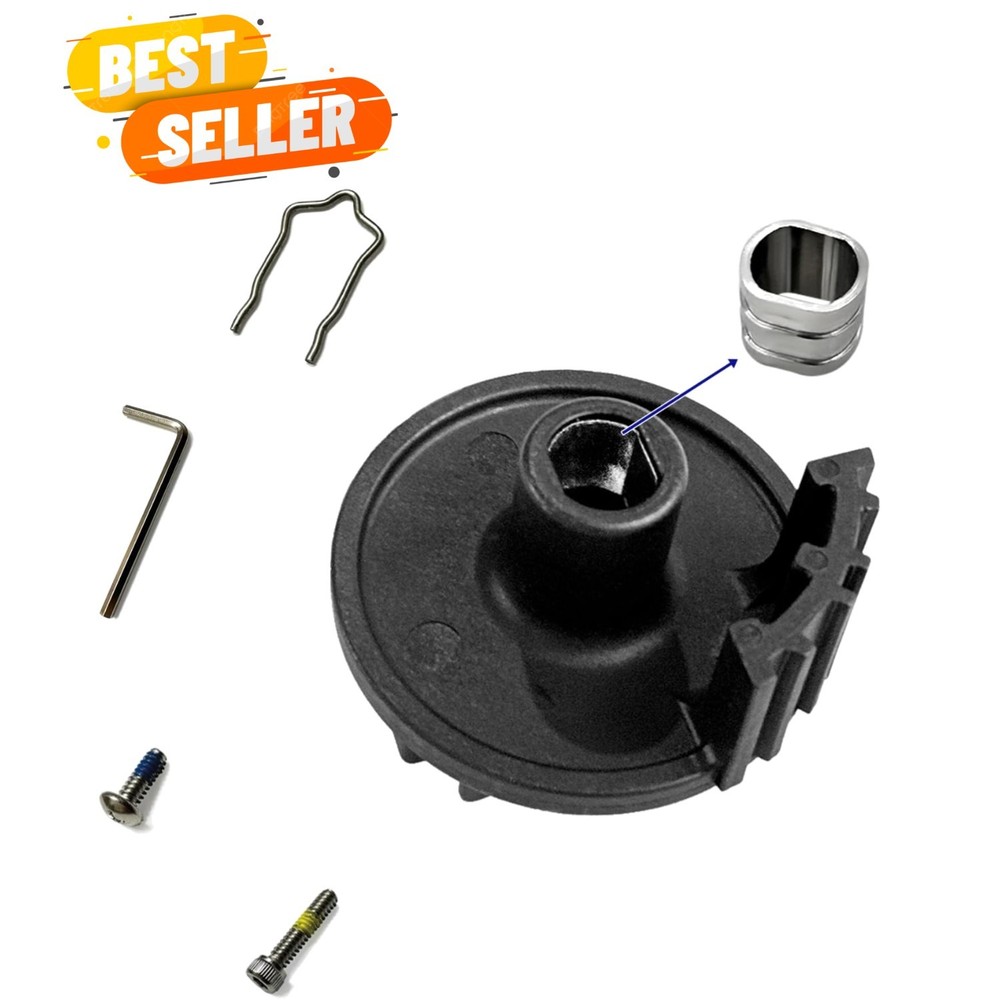 Durable Shower Adapter Replacement - Includes Clip & Screws for Easy Install