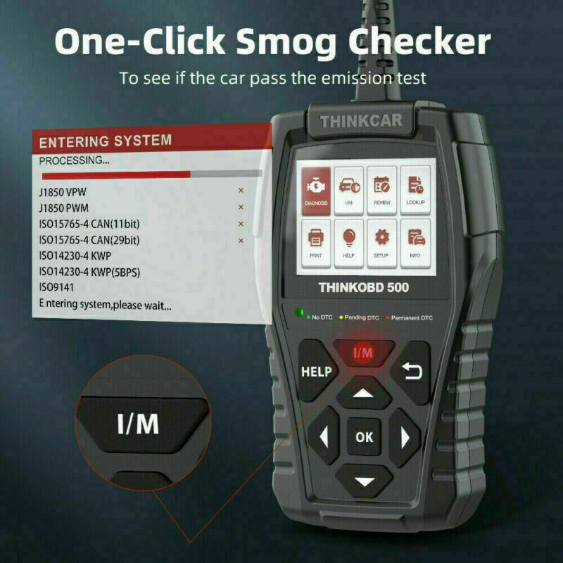 Automotive OBD2 Scanner OBD Code Reader Check Engine Faul Car Diagnostic Tool US