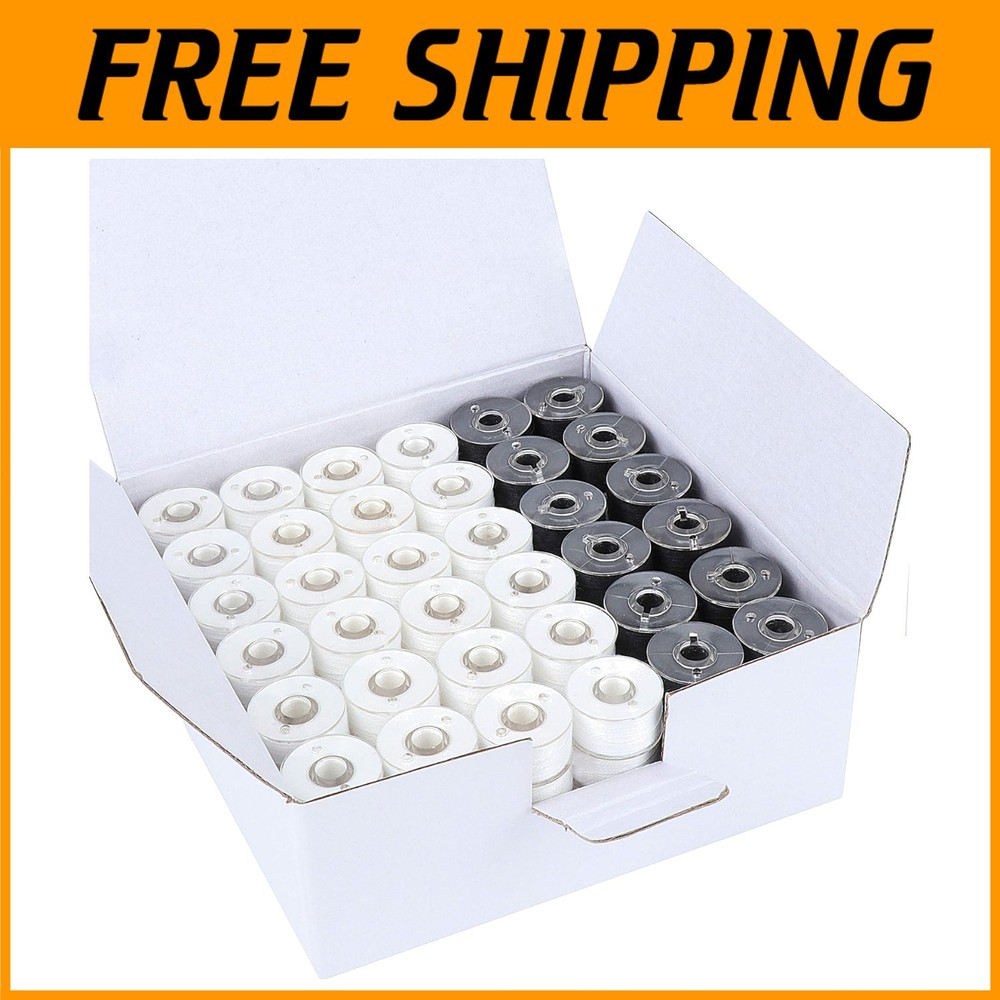 Soft Polyester Bobbin Thread Set for Sewing & Embroidery