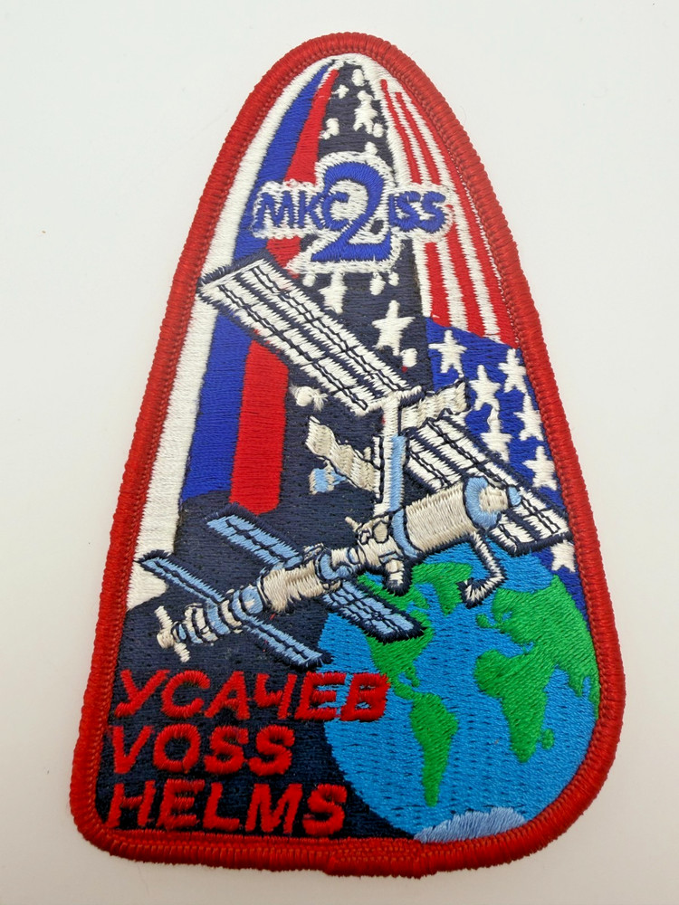 Nasa Patch Expedition 2 Mission Space Shuttle 2001 ISS Joint Russia US