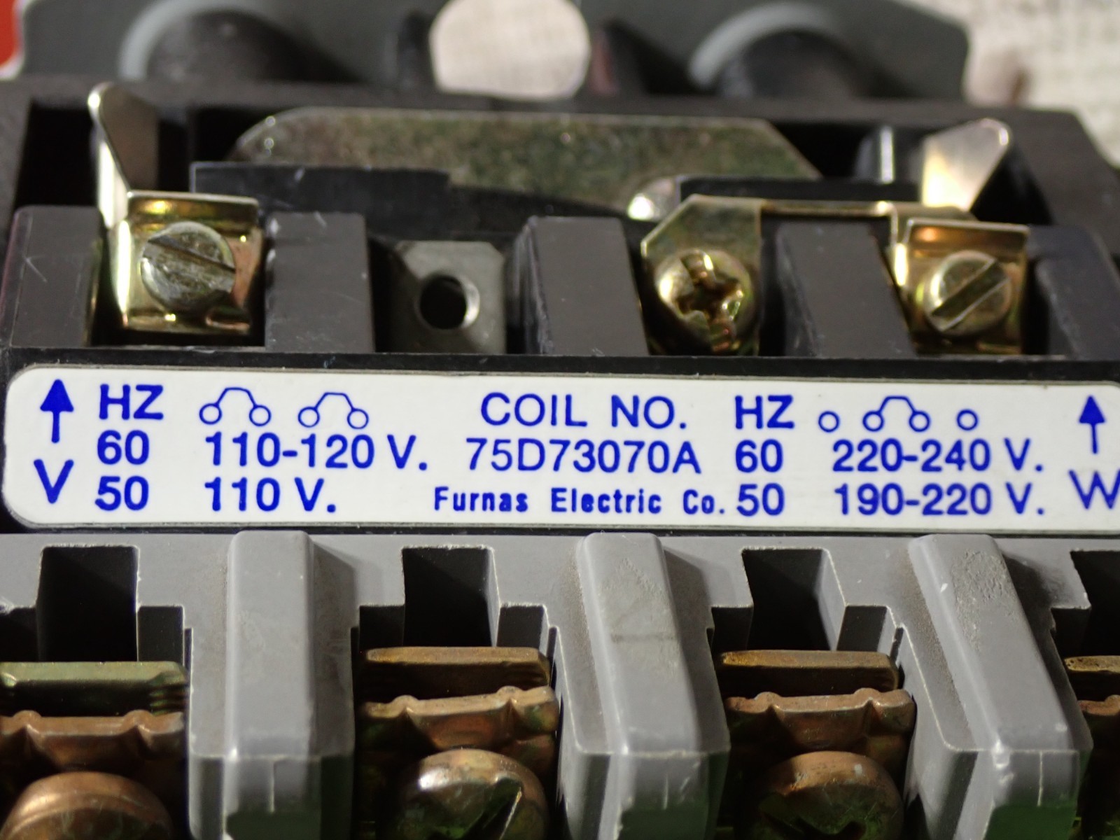 Furnas 14DP32A*81 Size 1 Starter 27 Amp 600VAC w/ 75D73070A Coil TESTED S933