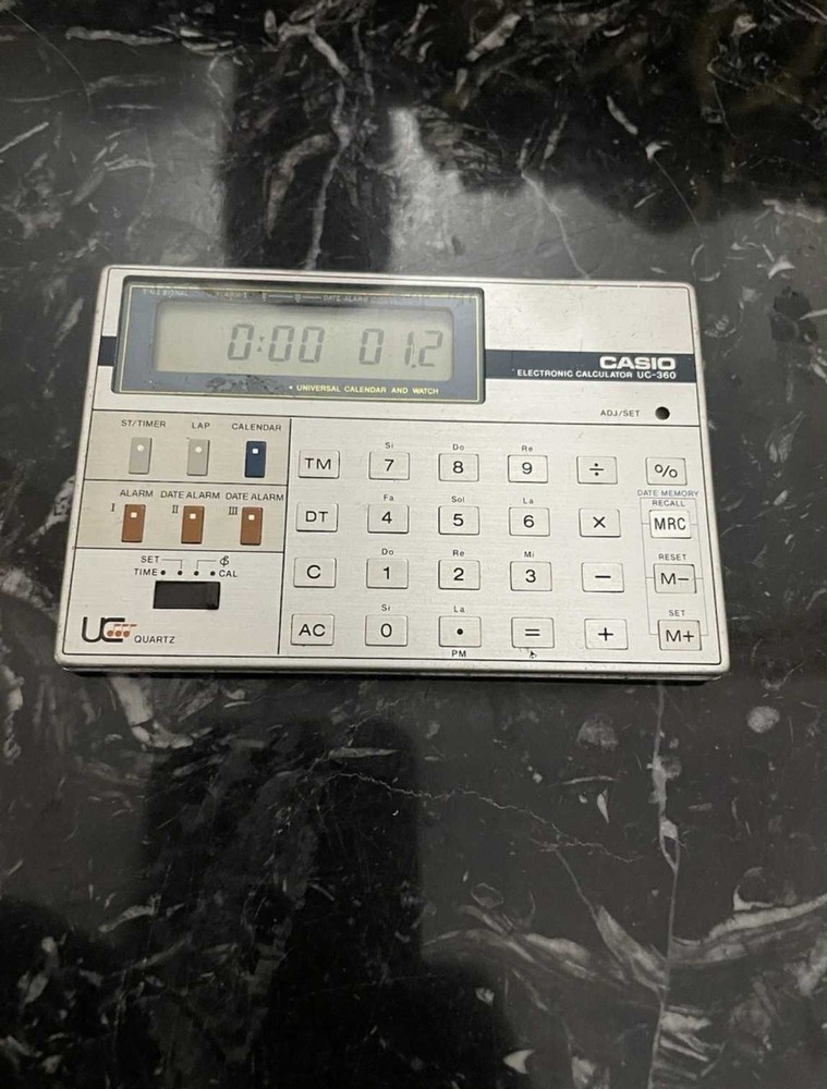 CASIO UC-360 MUSIC Calculator Used Working