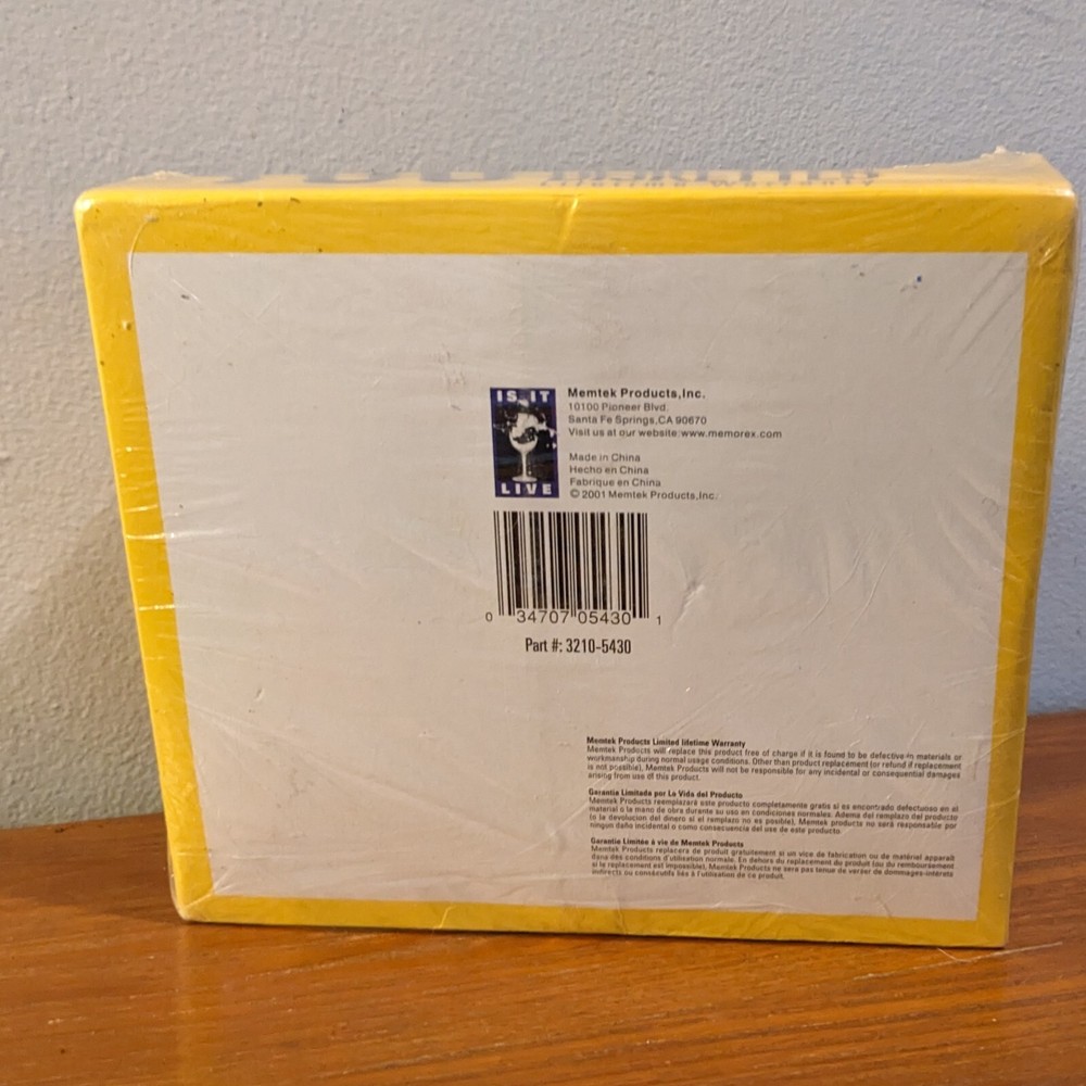 76 Vtg Memorex 3.5" High Density Formatted IBM Compatible Diskette New Open Pack
