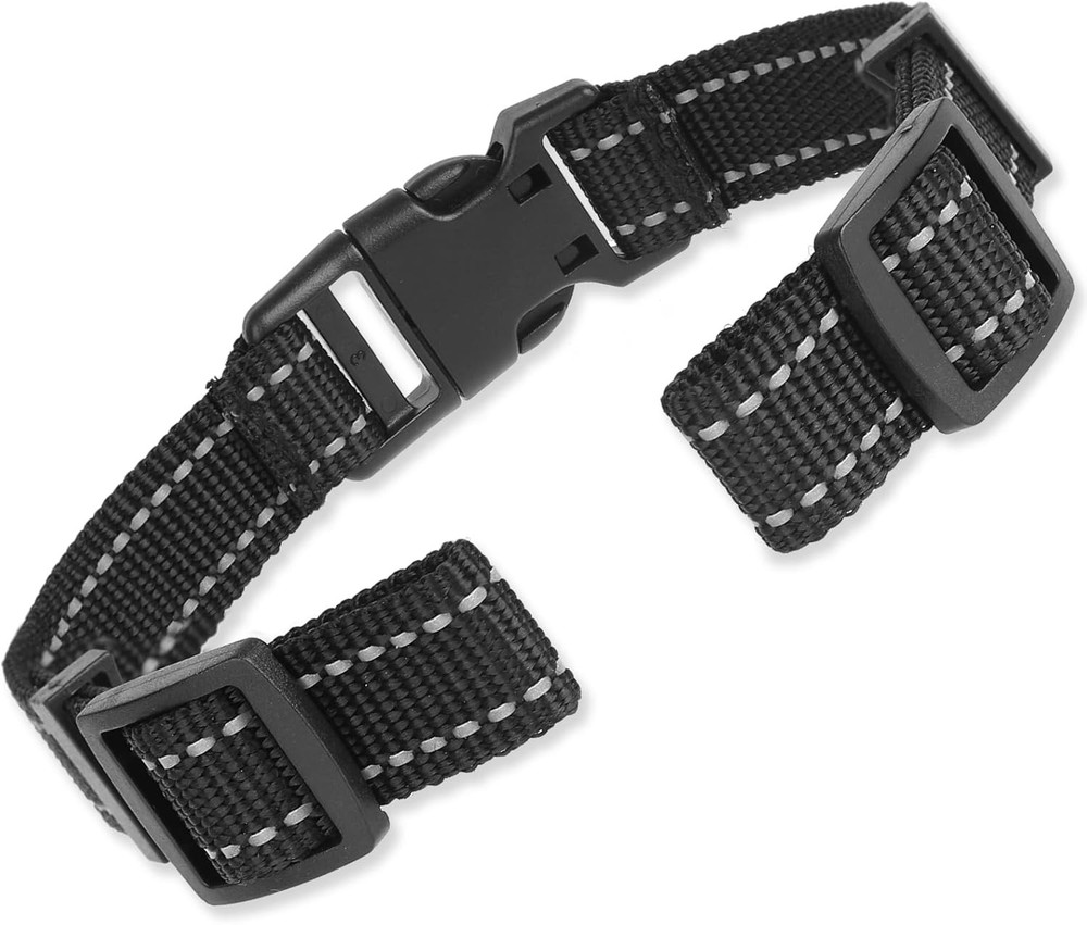 Adjustable 8-28" Reflective Dog Shock Collar Replacement Strap for All Breeds
