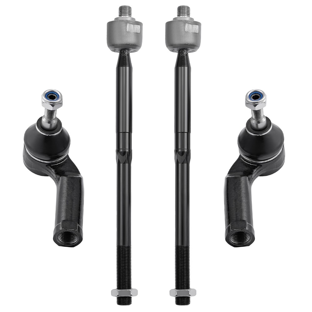 Front Inner Outer Tie Rod Ends Fit For 2012-2018 Ford Focus Escape C-Max 4pcs