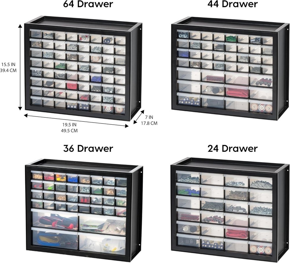 Bead Organizer Drawers Screw Tool Electronics Hardware Nuts and Bolts Storage