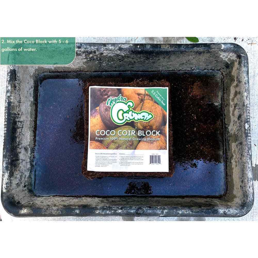 Coco Coir Block 2.5cu ft. 15 gal. 2 Pack Soil Enhancer Amendment Organic Peat