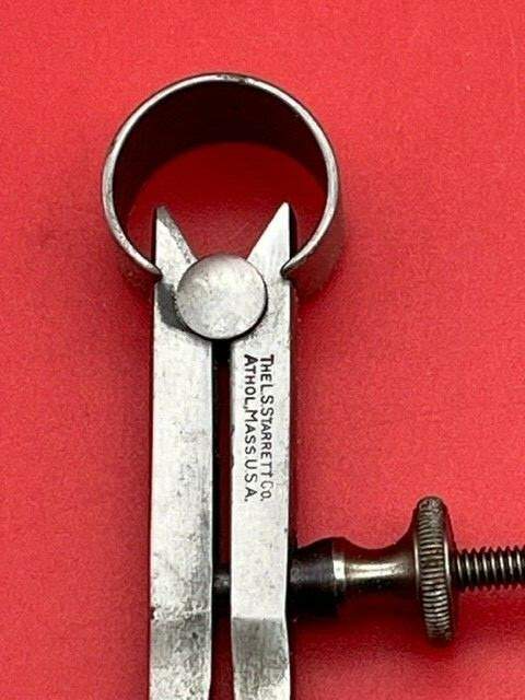 Starrett 75A-4 Fay Spring Type Outside Caliper, Solid Nut 4" IN STOCK