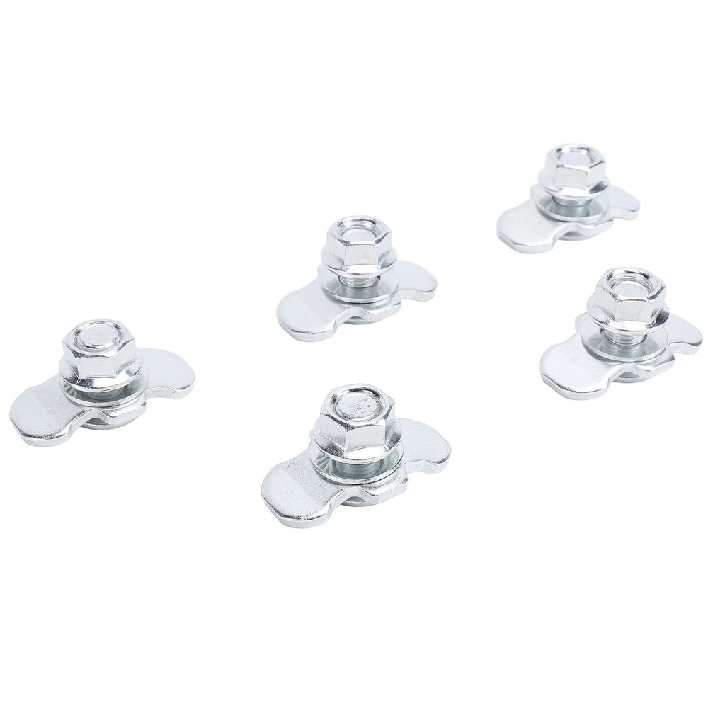 5pcs L Track Double Lug Threaded Stud For Truck Bed Trailer Cargo Control