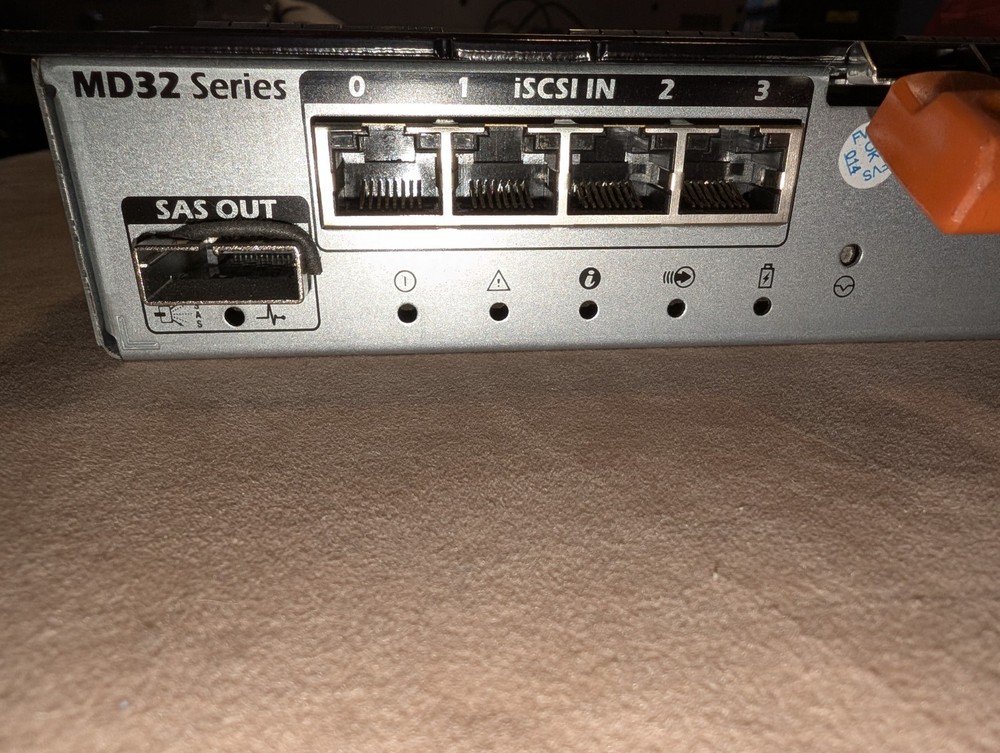DELL POWERVAULT MD32 E02M ISCSI SAS 0770D8 4PORT RAID CONTROLLER MODULE T