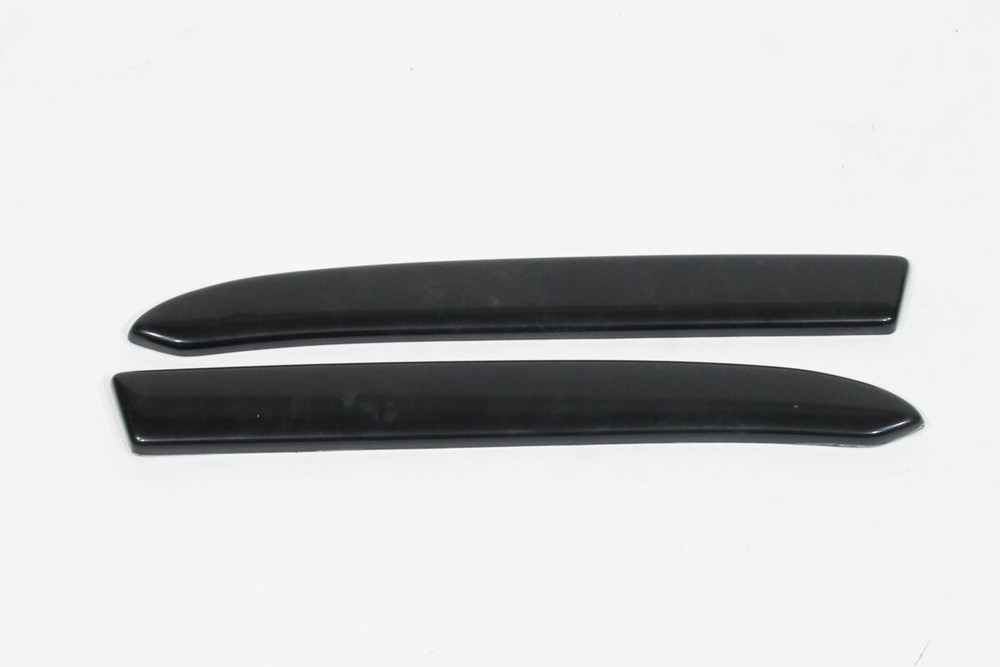 For A4 B9 Rear bumper Side Splitters flaps ABS Gloss