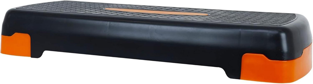 Aerobic Step Platform Trainer with Adjustable 2-Level Risers, 400 Pound Weight C