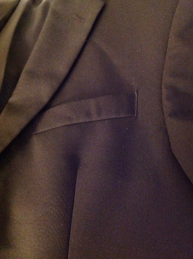 Kenneth Cole Men’s Black 44 Blazer