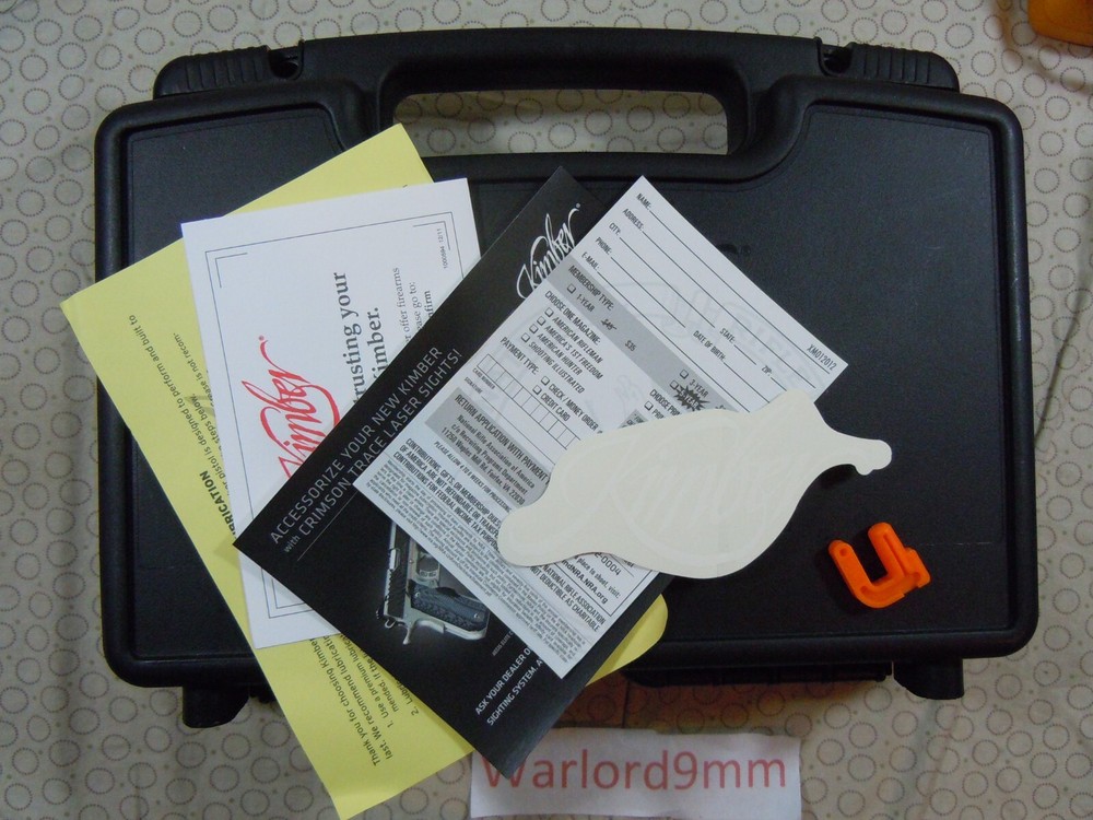 KIMBER FACTORY HARD CASE VARIOUS MODELS - 182046.