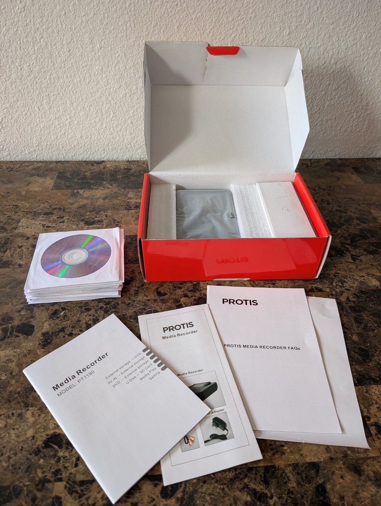 PROTIS Multi-function Media Recorder PT1190 *New* *Opened Box*