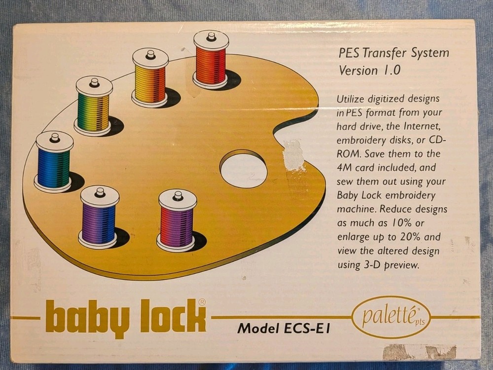Baby Lock Model ECS-E1 PES Transfer System Version 1.0