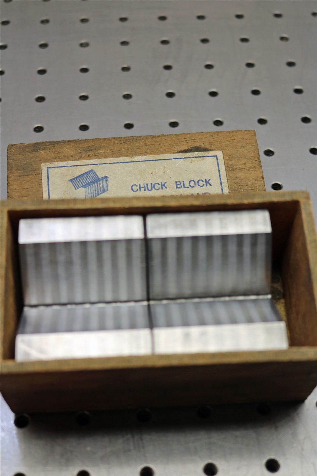 4 Magnet Transfer V-Blocks 45 Deg. & 60 Deg. Nice Shape - - E2863