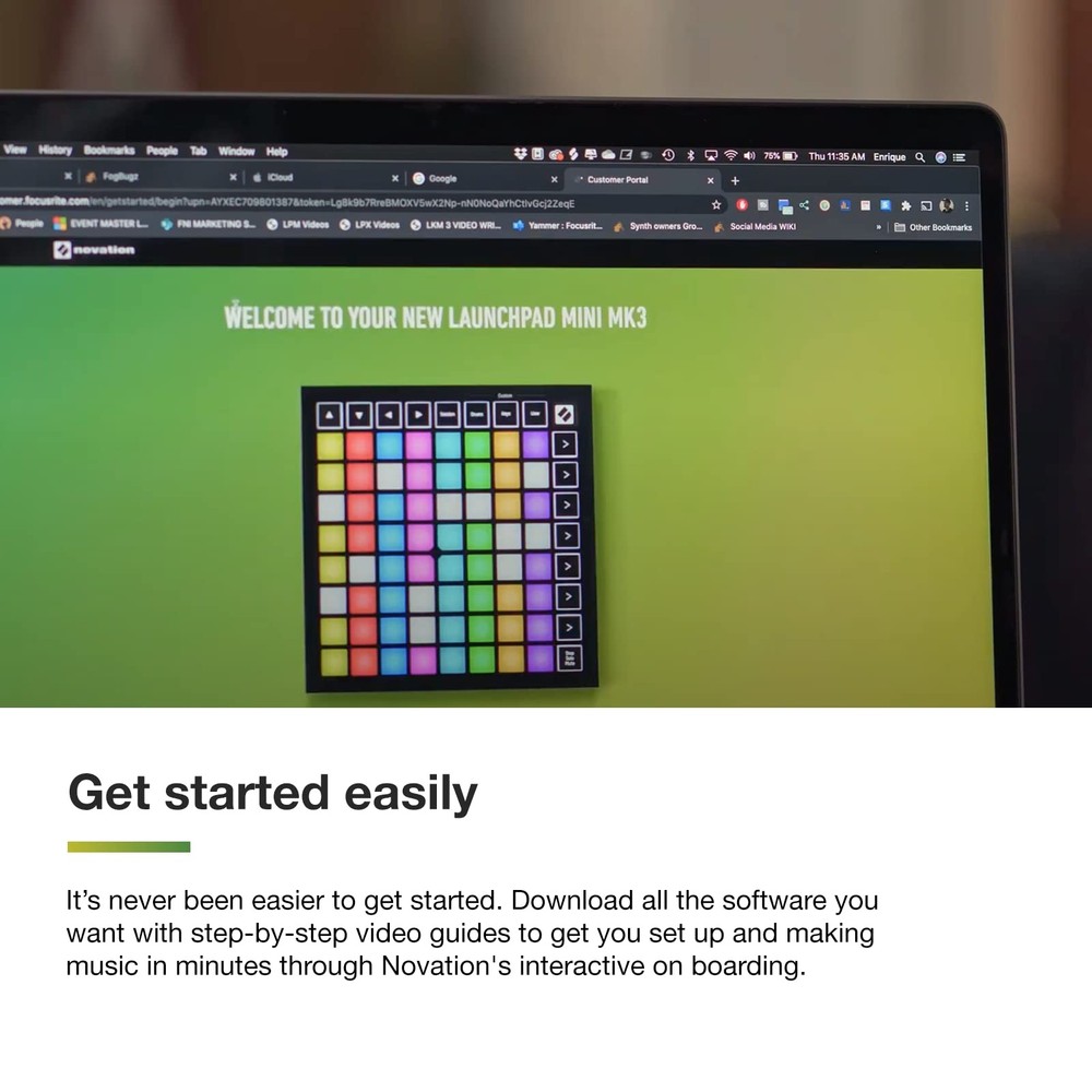 Launchpad Mini [MK3] — Portable MIDI 64-Pad, USB Grid Controller for Ableton ...