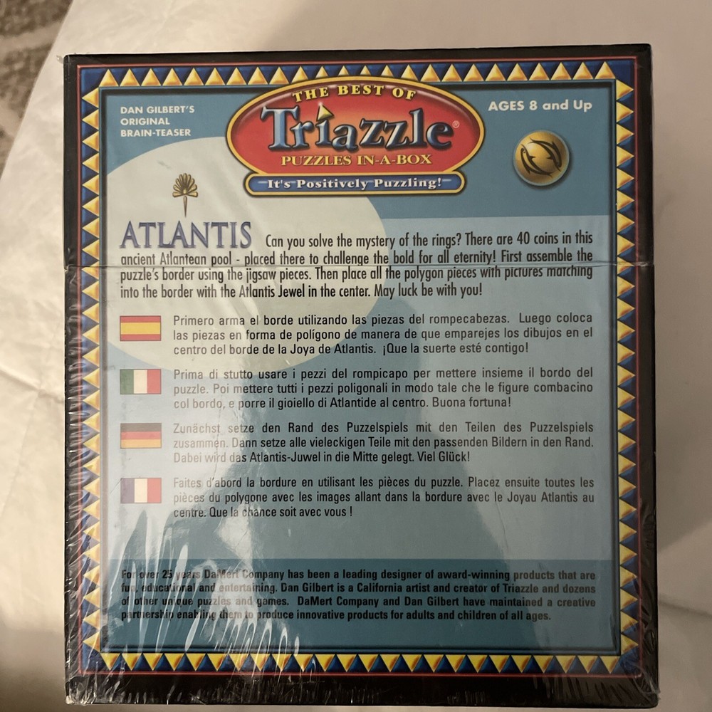 Triazzle Concentra Atlantis Jigsaw Puzzle by Dan Gilbert 2003