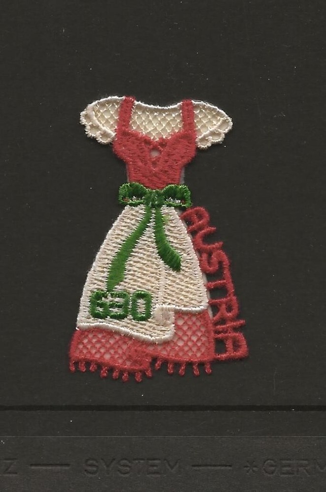 2016 Austria Dirndl SG3417 embroidered stamp mounted mint