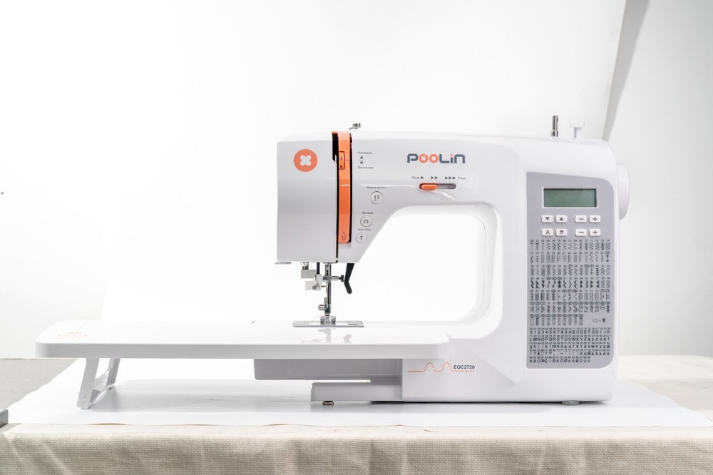 POOLIN Sewing Machine EOC2720 Computerized Wide Table 200 Built In Stitches.